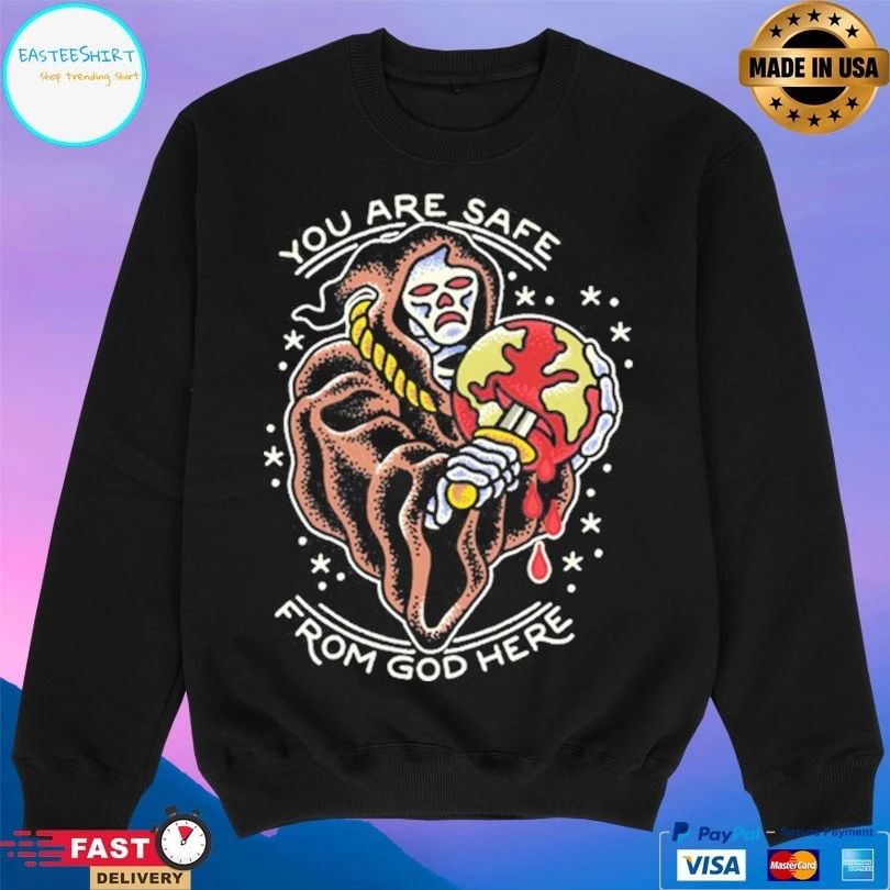 Reaper You Are Safe From God Here T-shirts