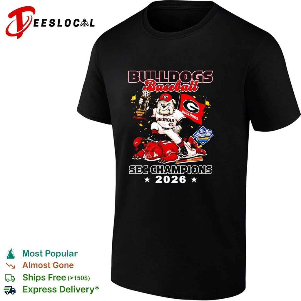 Bulldogs Baseball SEC Champions 2026 T-shirt