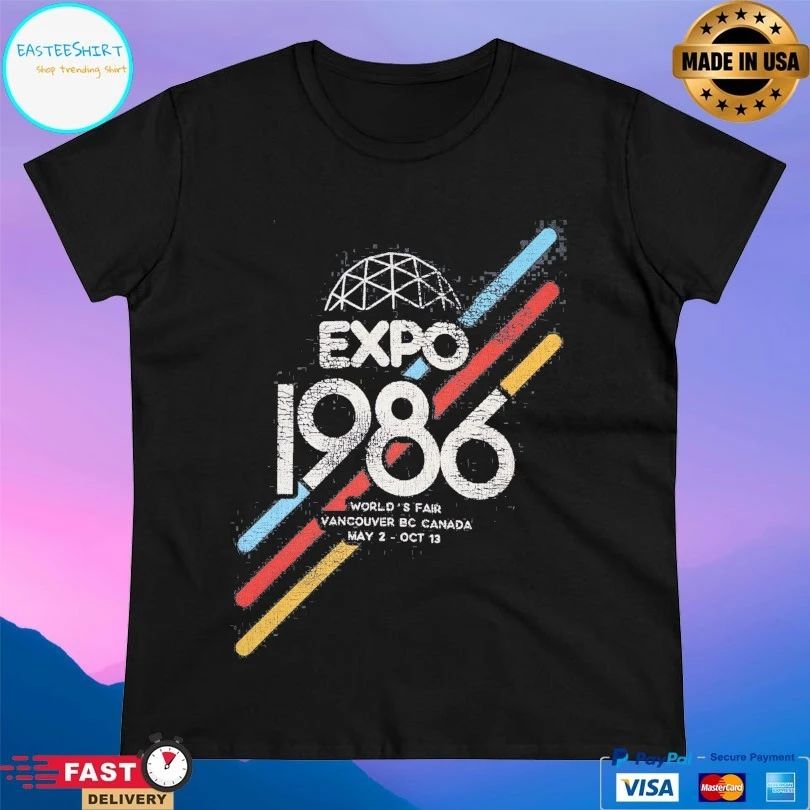 Expo 1986 World’s Fair Vancouver Bc Canada May 2 Oct 13 T-shirt