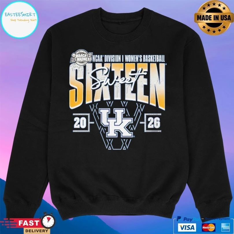 Kentucky Wildcats NCAA Division I Women’s Basketball Sixteen Sweet 2026 March Madness T-shirt