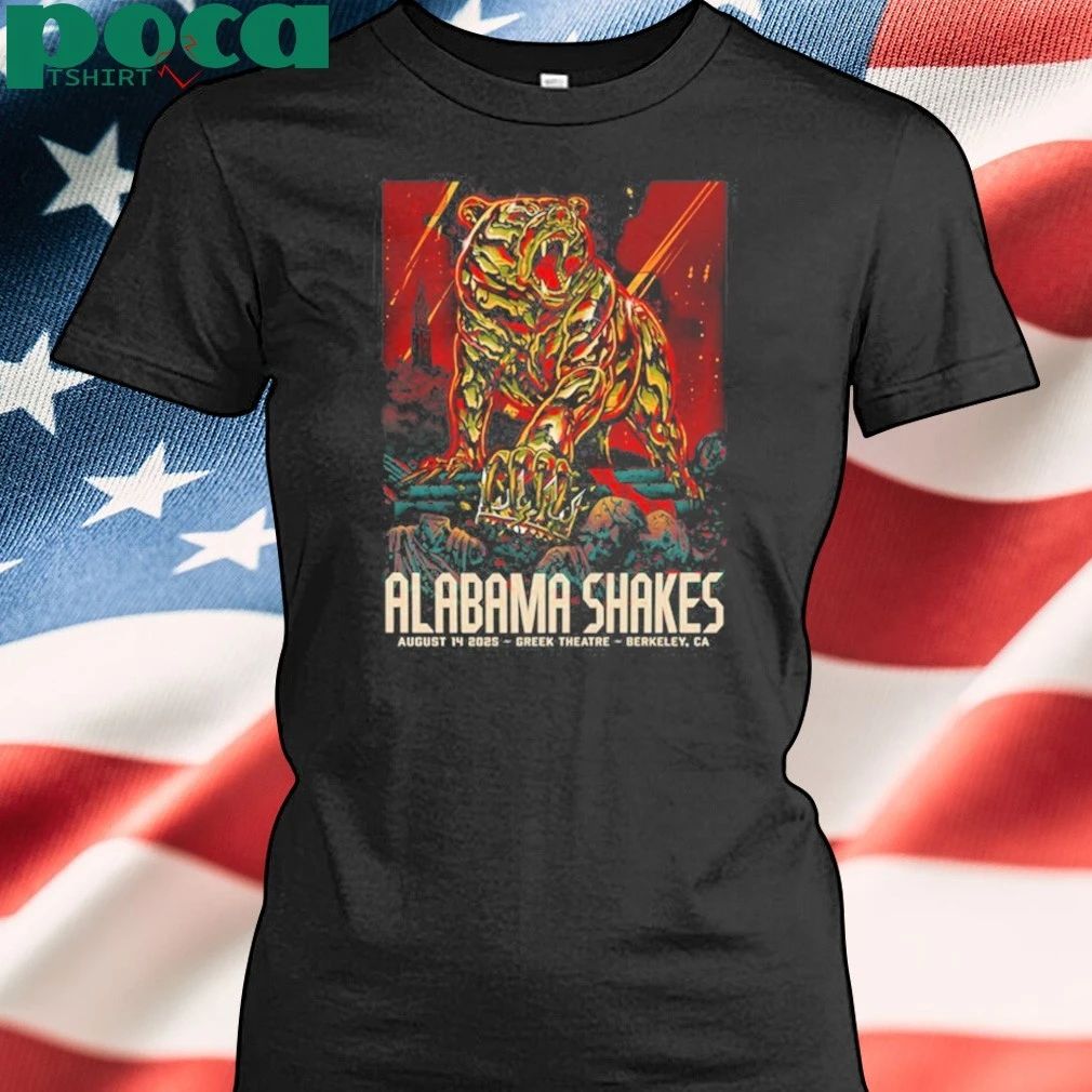 The Greek Theatre-U.C Berkeley in Berkeley, CA August 14 2025 Alabama Shakes shirt
