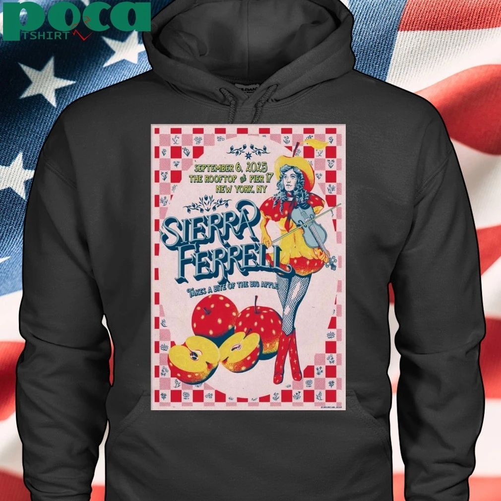 Sierra Ferrell Sep 6 2025 The Rooftop At Pier 17 In New York NY Poster T-shirt