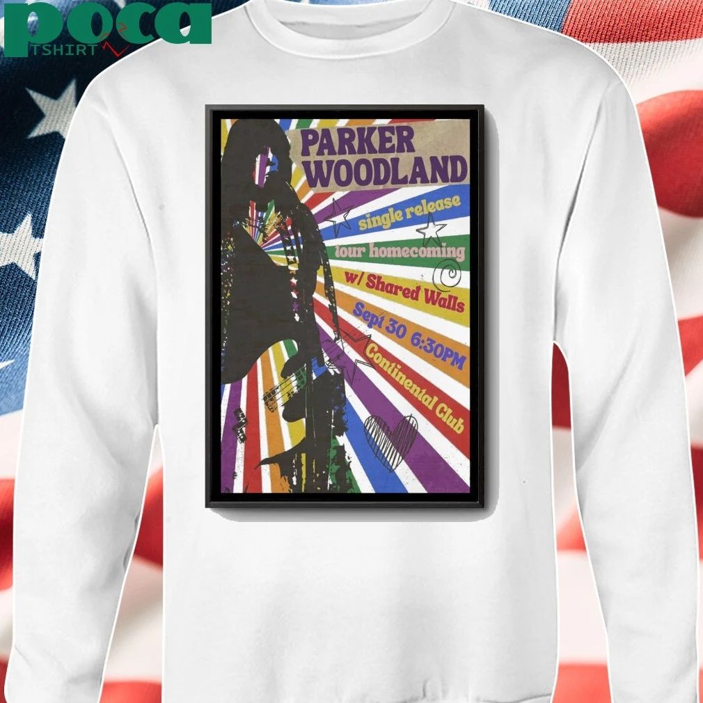 Parker Woodland Sept 30 2025 Continental Club Austin TX Poster shirt
