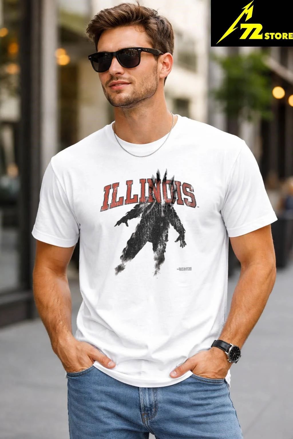 Summer Smash 2026 Festival Merch Illinois Sunhead Shirt