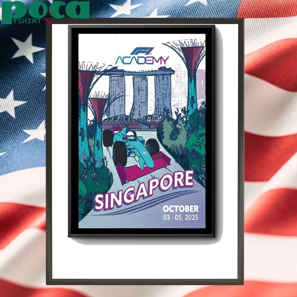 F1 Academy Singapore 03-05 October 2025 Poster shirt