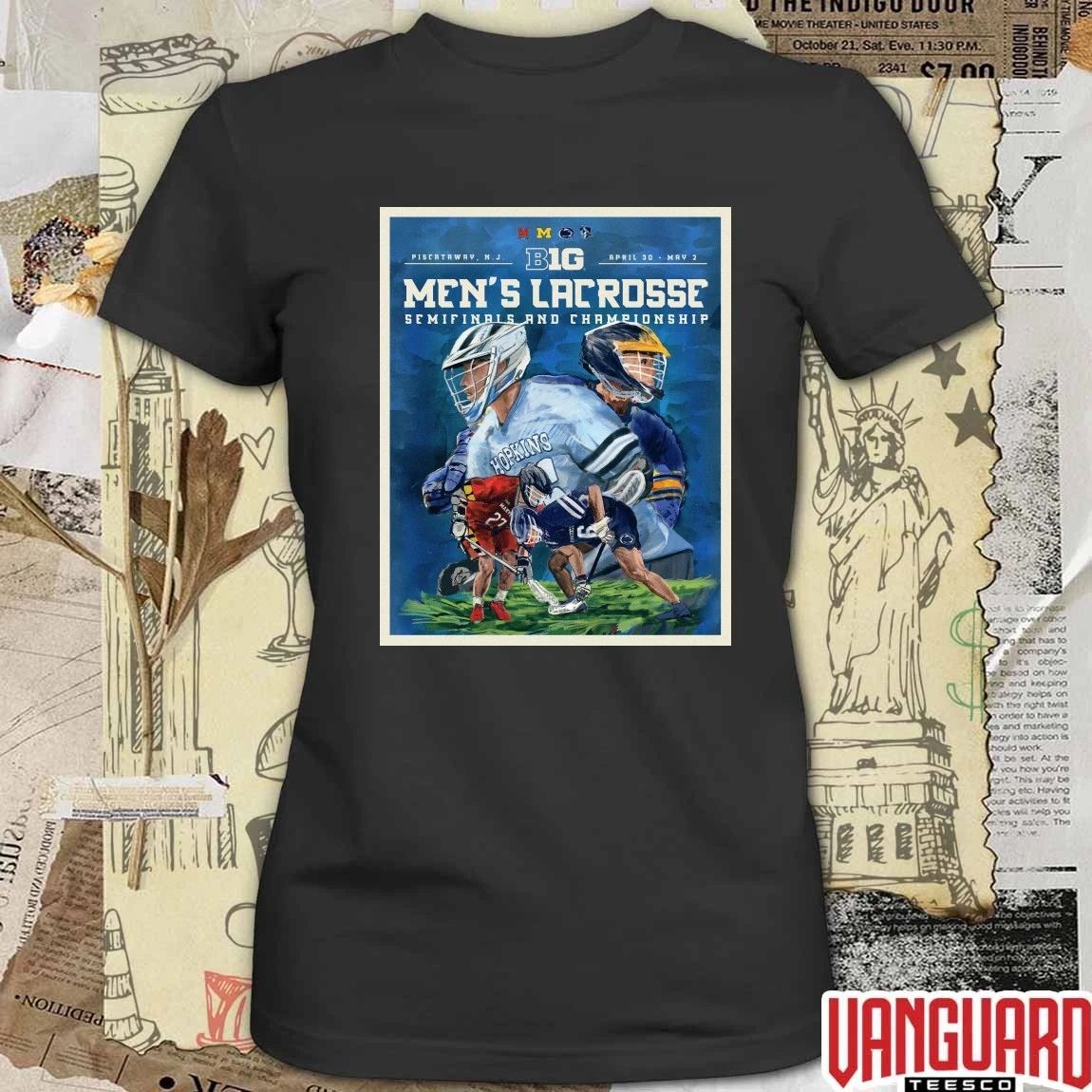 2026 Big Ten Men’s Lacrosse Tournament April 30 to May 2 Piscataway, New Jersey Poster t-shirt