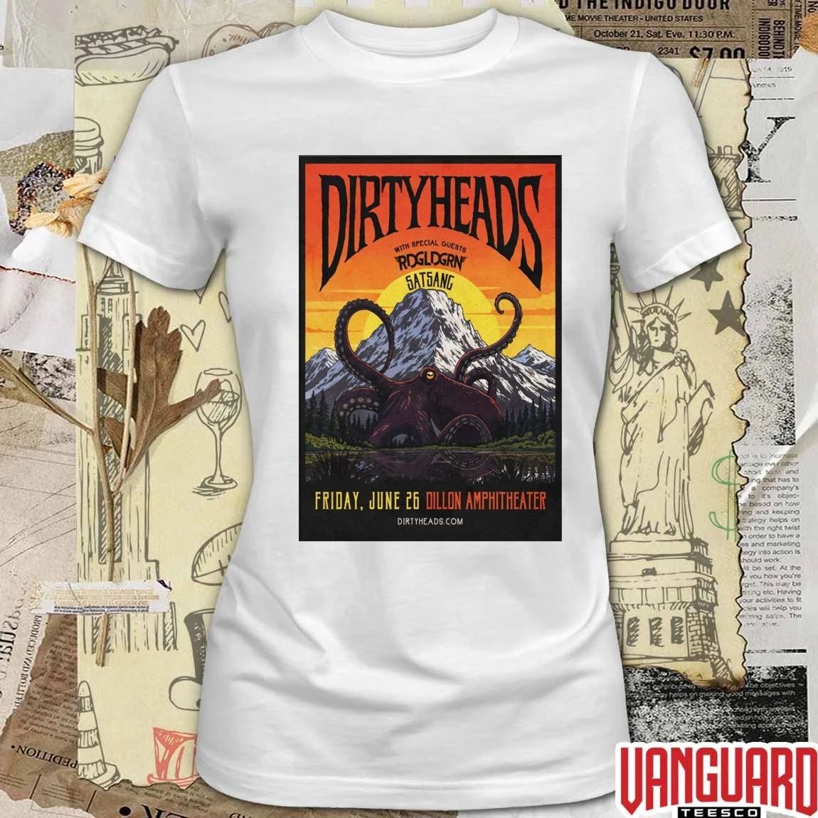 Dirty Heads Dillon Amphitheater June 26, 2026 Poster t-shirt