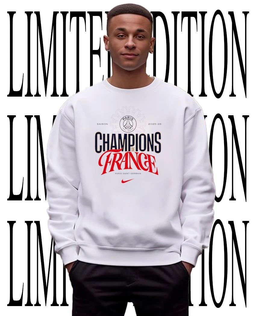 Paris Saint-Germain Champions de France 2025-2026 shirt