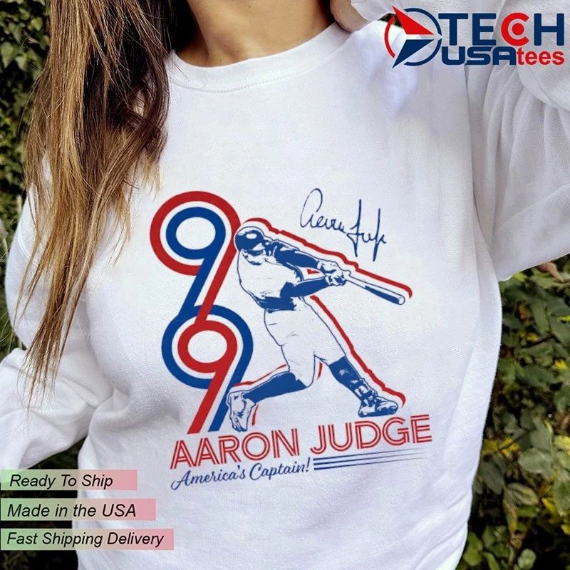 Aaron Judge 99 America’s Captain New York Yankees signature shirt