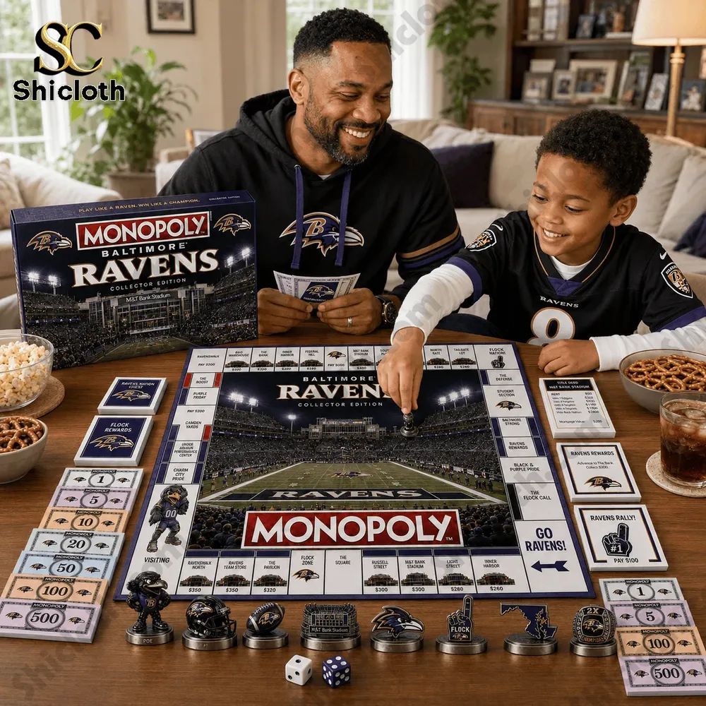 Baltimore Ravens Collector Edition Monopoly Board Game