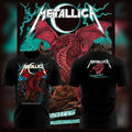 Metallica M72 Tour 2026 Cardiff Wales Dragon T-Shirt