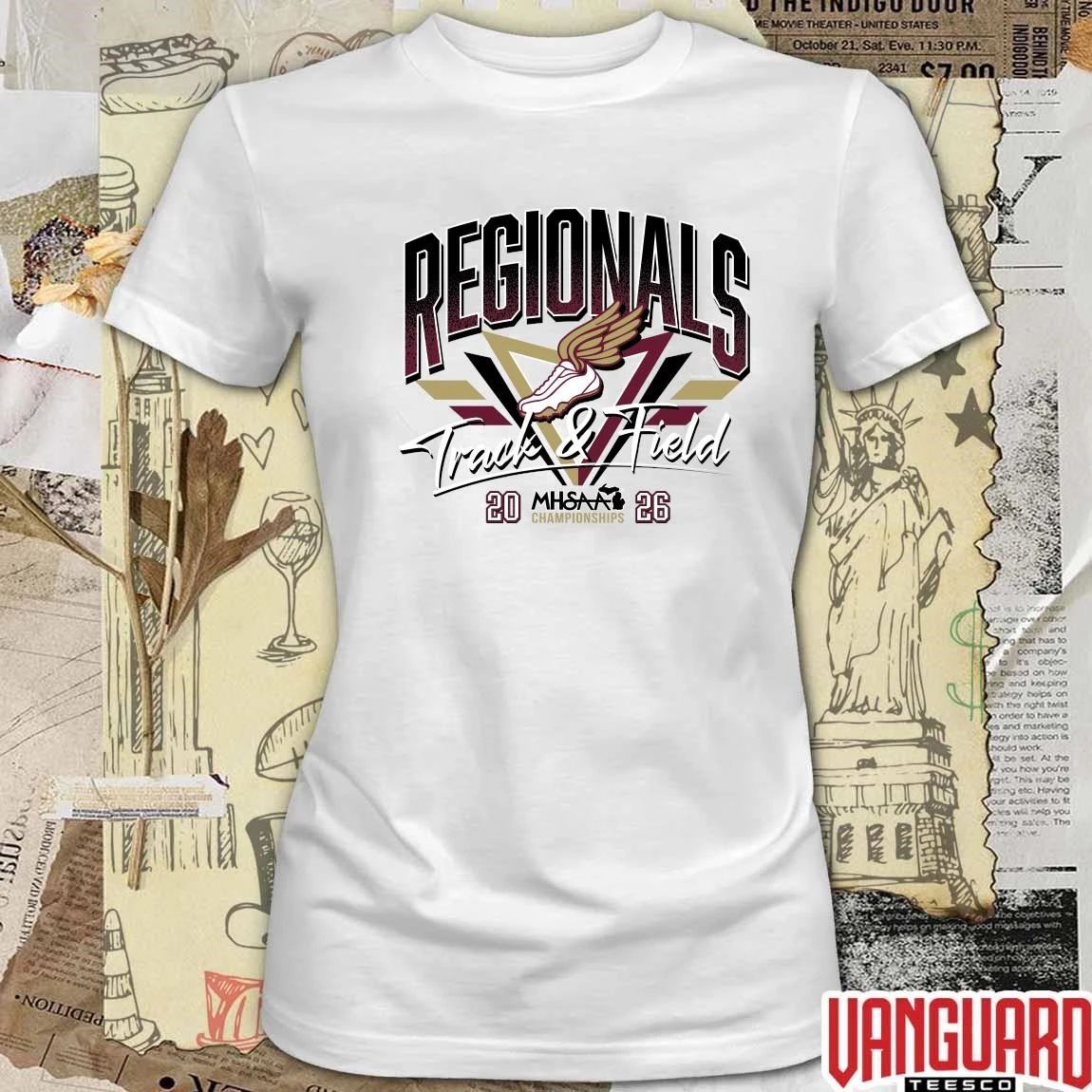 2026 MHSAA Championships Track & Field Regionals Logo t-shirt