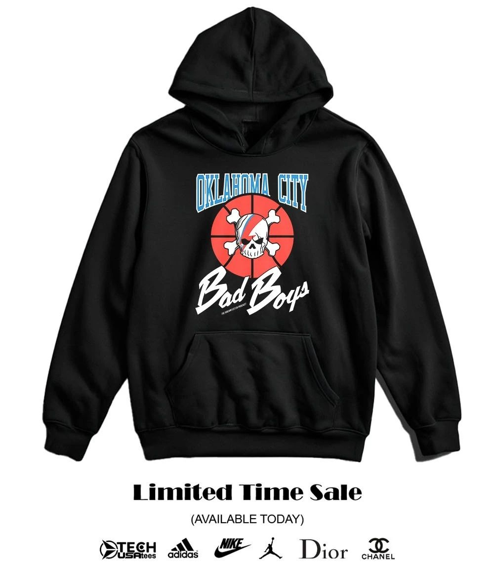 Okalahoma City Thunder Bad Boys skull shirt
