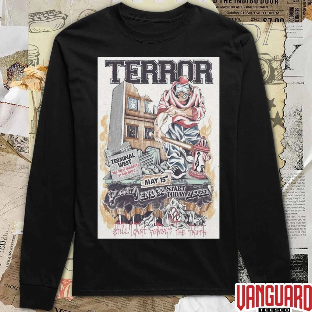 TERROR May 15 2026 Atlanta, GA Still Can’t Forget The Truth Poster t-shirt
