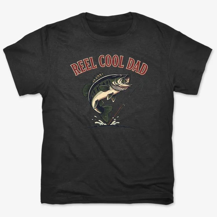 Reel Cool Dad Fishing Tee