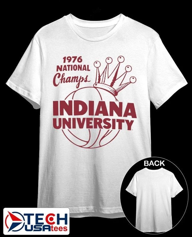 Indiana University 1976 National Champs shirt