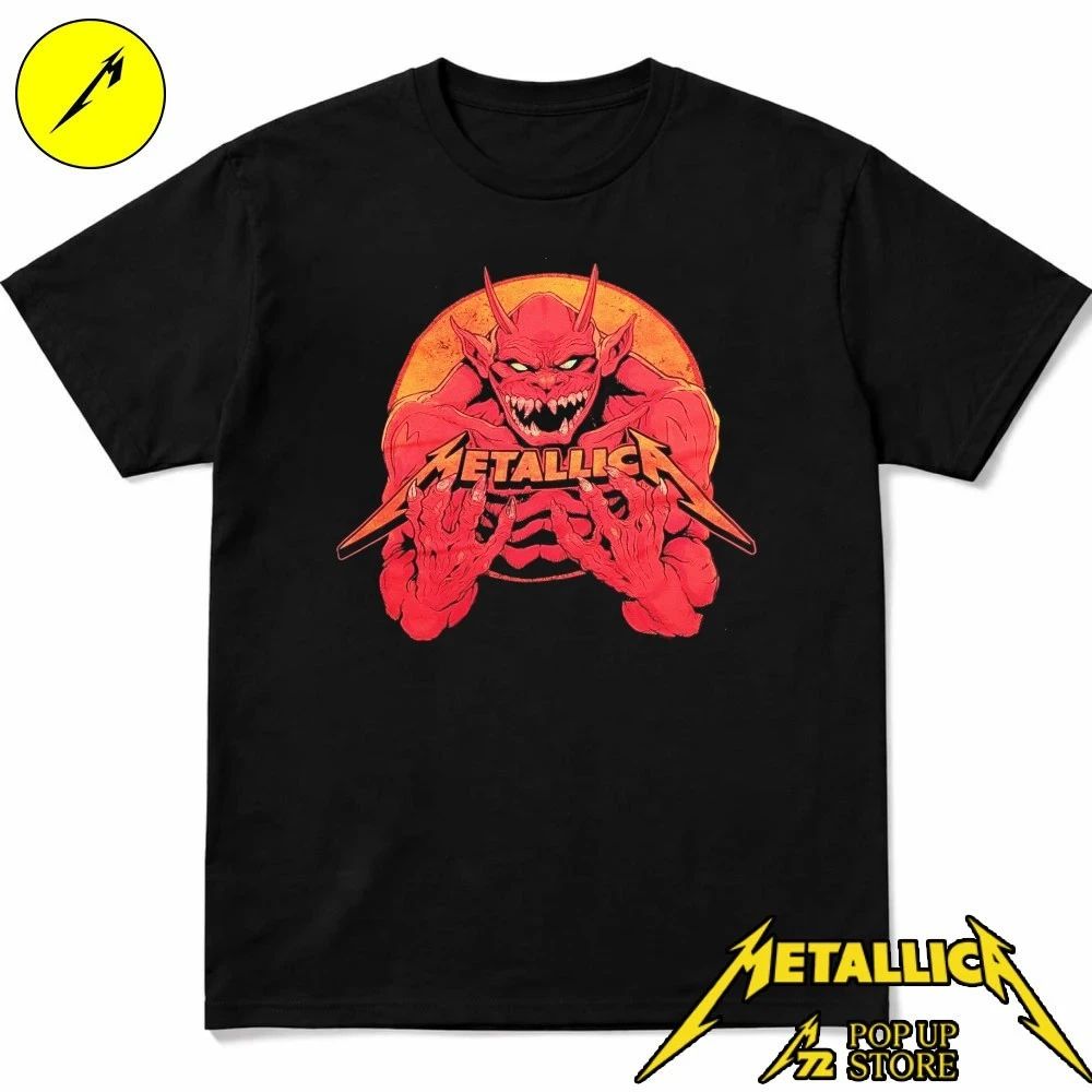 Metallica Pop-Up Shop M72 European World Tour 2026 Jump in the Fire Shirt
