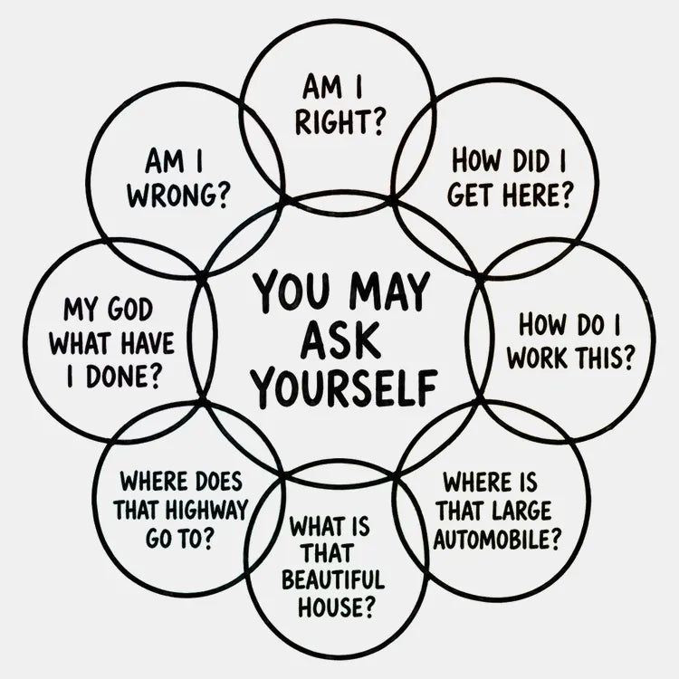 You May Ask Yourself