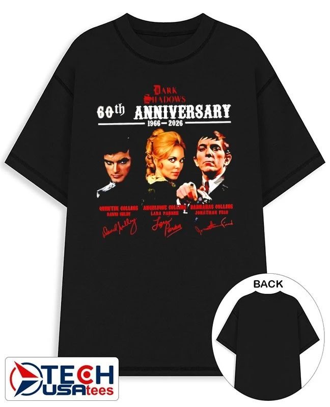 Dark-Shadow 60th Anniversary 1966-2026 signature shirt