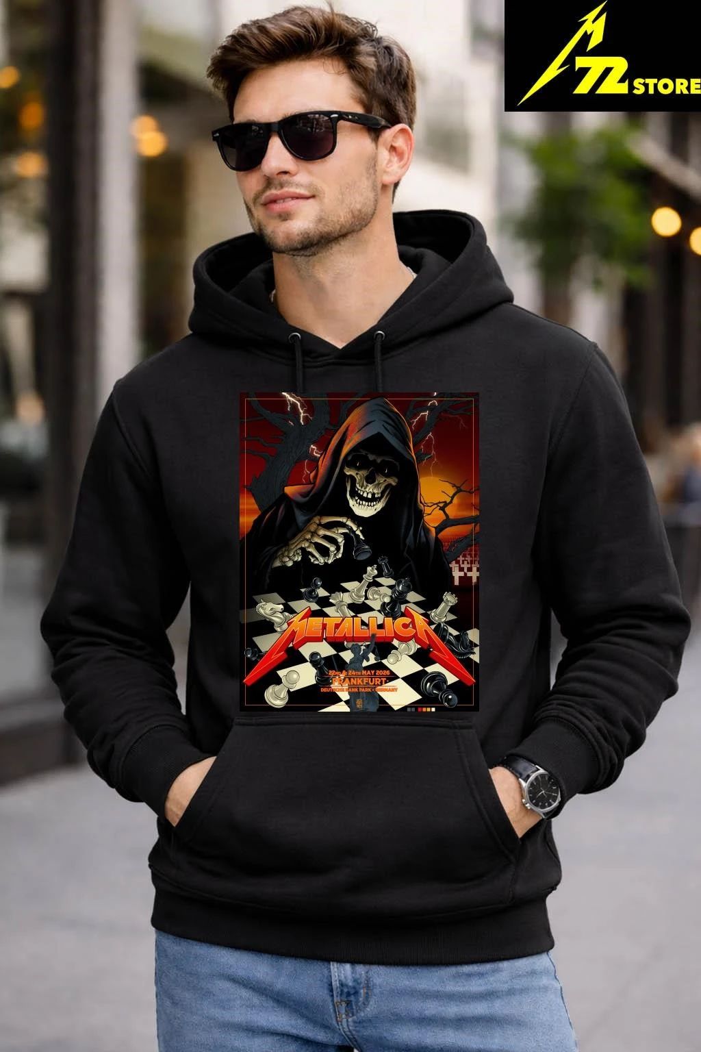 Metallica M72 Frankfurt Pop-Up Shop 2026 Art By Vance Kelly Shirt