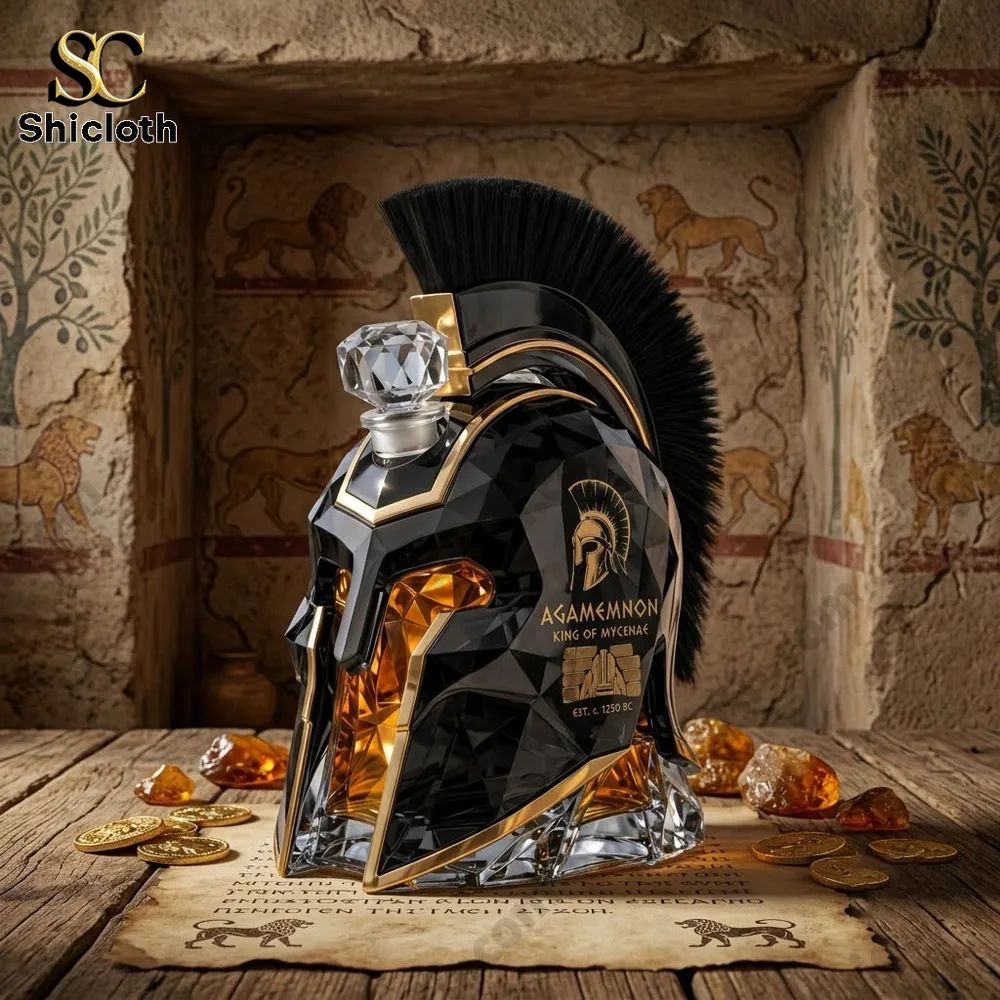 Agamemnon shape of Spartan Helmet Decanter Bottle
