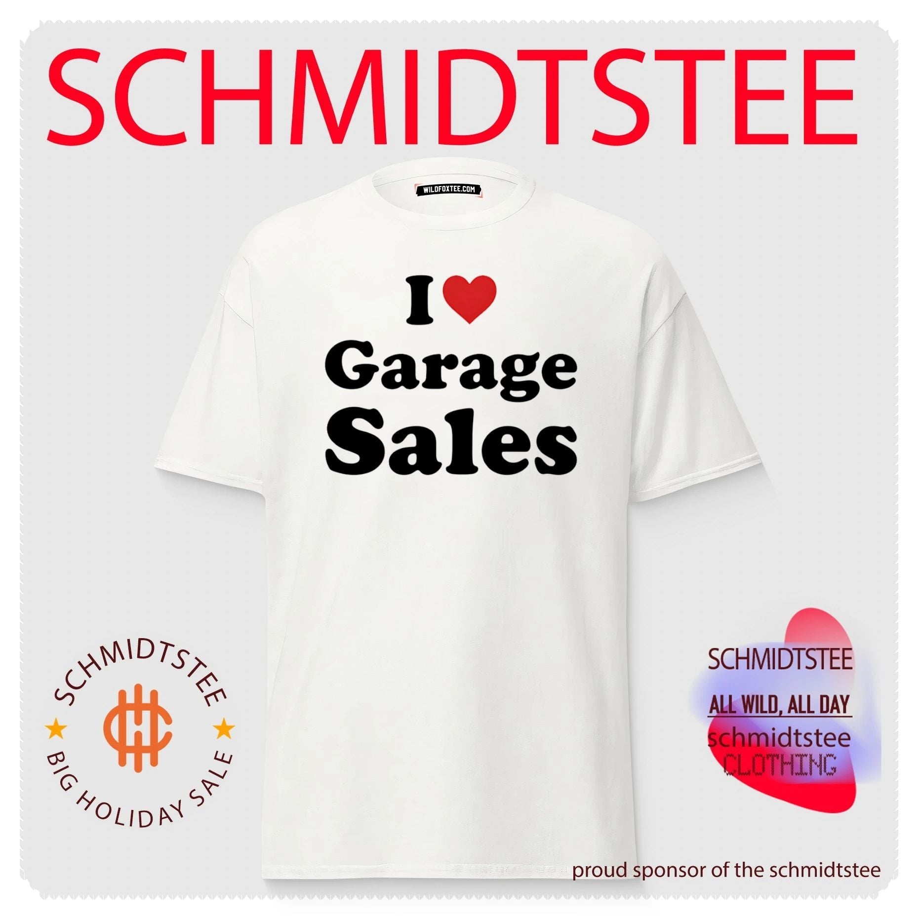 I Love Garage Sales thrifting bargain hunting shirt