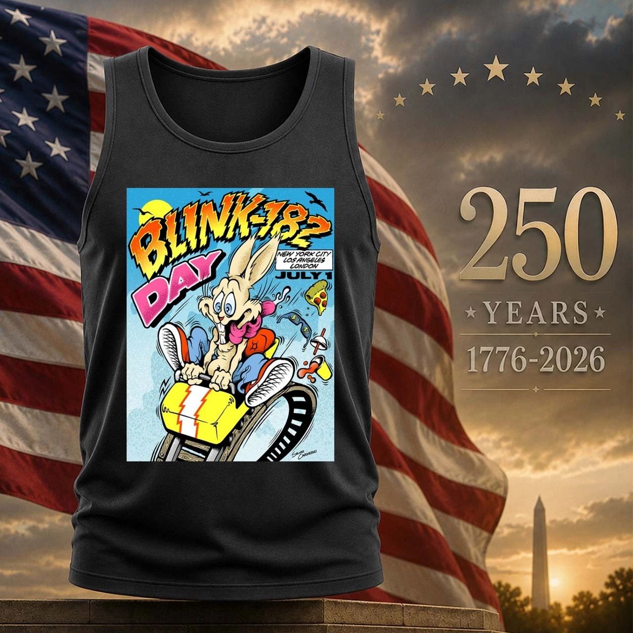 Blink 182 Day 2026 For New York City Los Angles And London On July 1 2026 Shirt