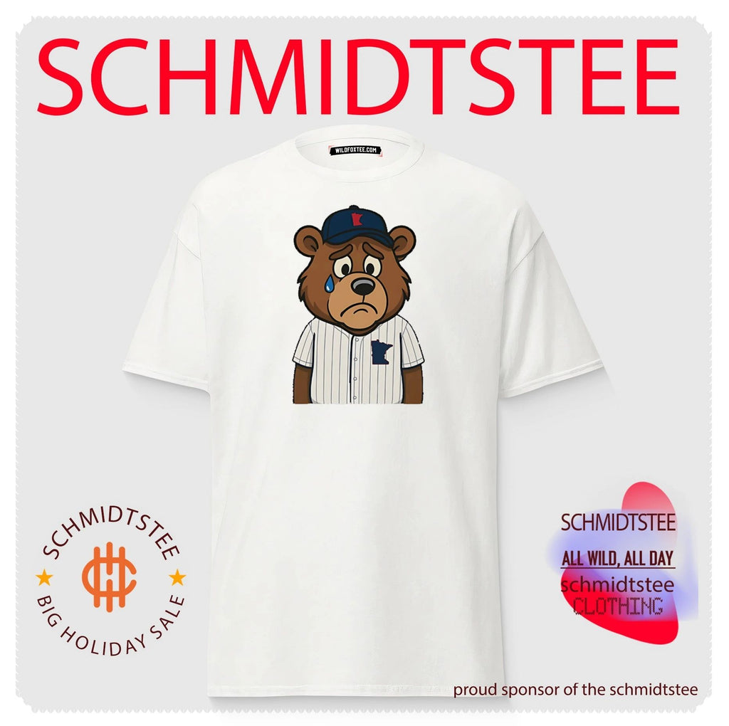 Sad Minnesota Baseball Bear MLB cartoon shirt