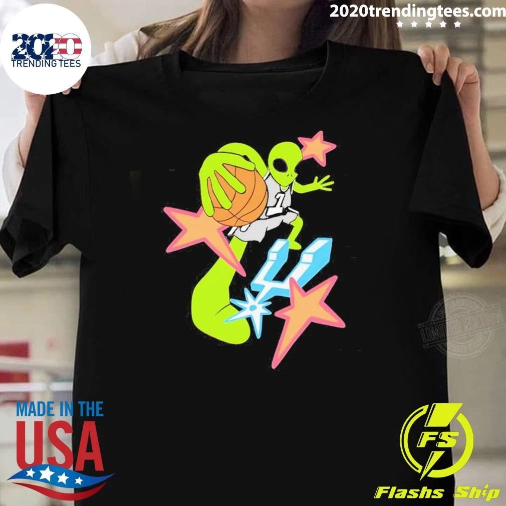 San Antonio Spurs Alien Graphic Shirt