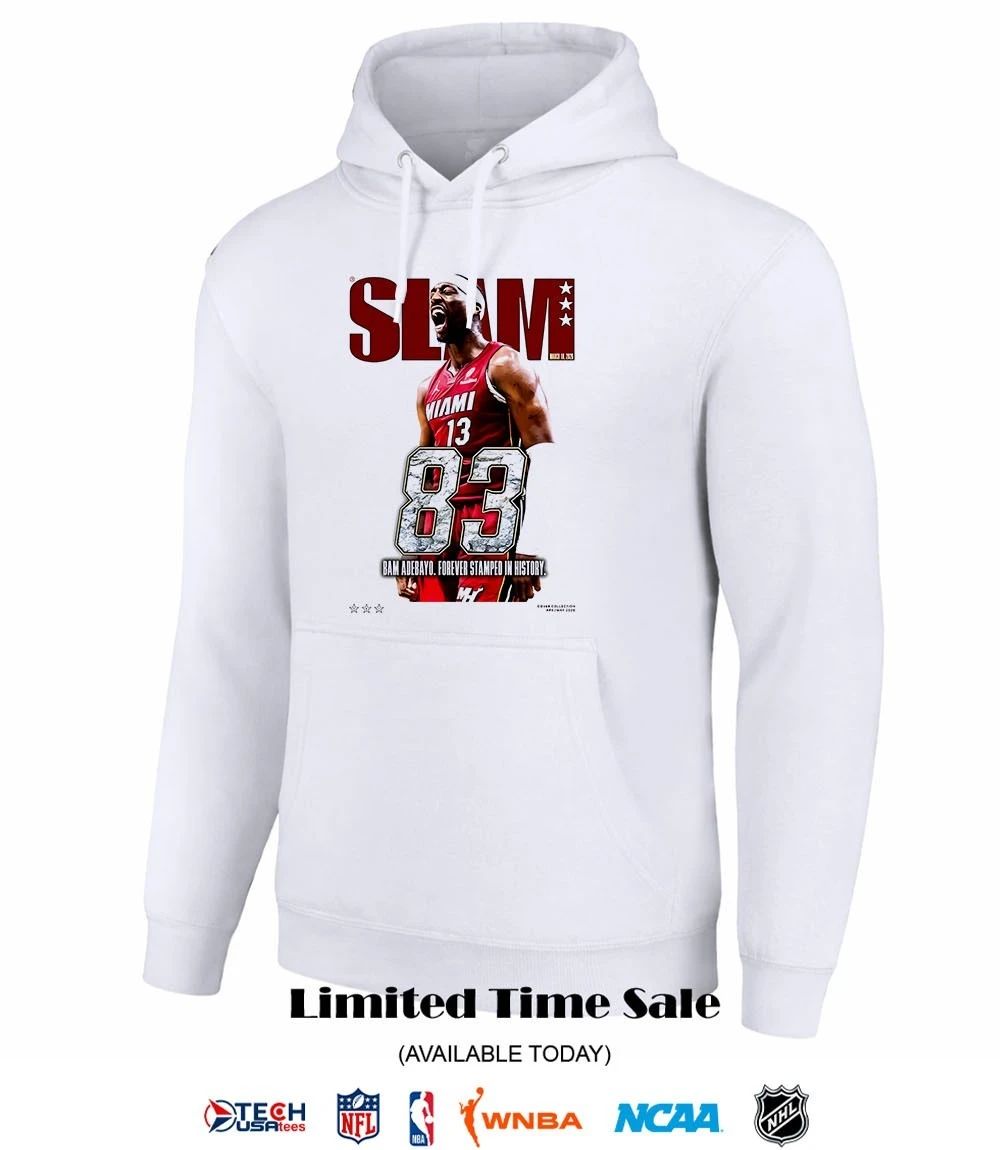 SLAM Bam Adebayo #83 forever stamped in history shirt by slamgoods