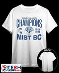 Mist Basketball Club Unrivaled Champions 2026 shirt