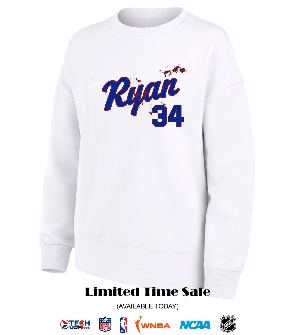 Nolan Ryan #34 Texas Rangers Bloody shirt
