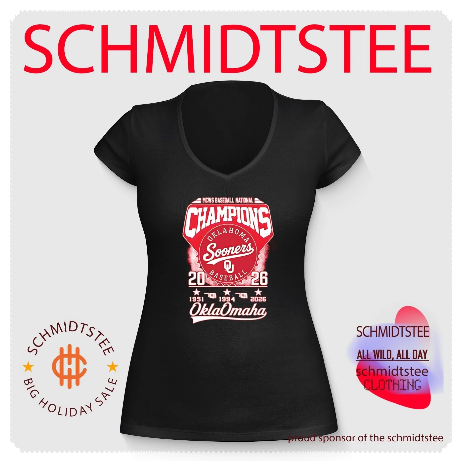 Oklahoma Sooners baseball 2026 MCWS Champions 3 Time OklaOmaha shirt