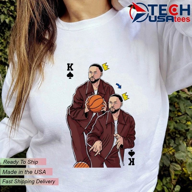 King Stephen Curry funny pose card shirt