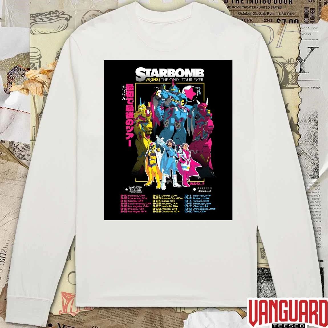 Starbomb Probably The Only Tour Ever September – October 2026 Poster t-shirt