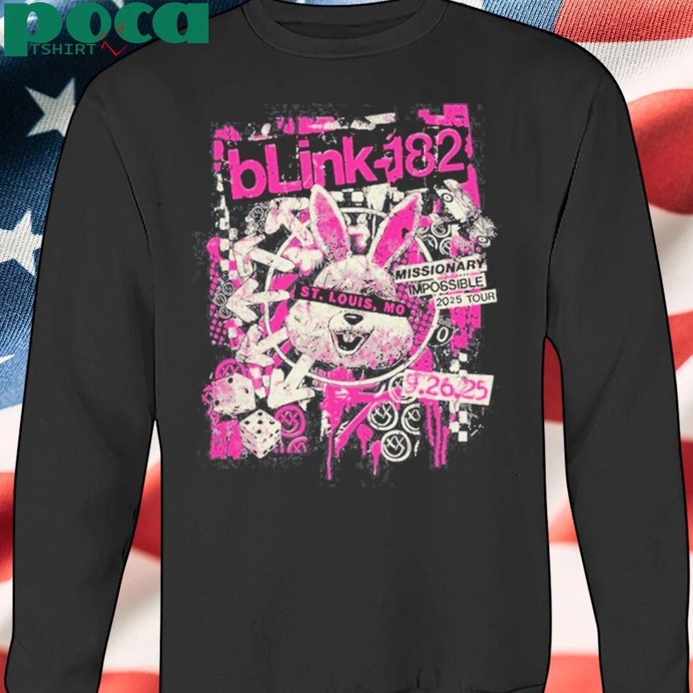 Blink 182 Sep 26 2025 St. Louis Tour shirt
