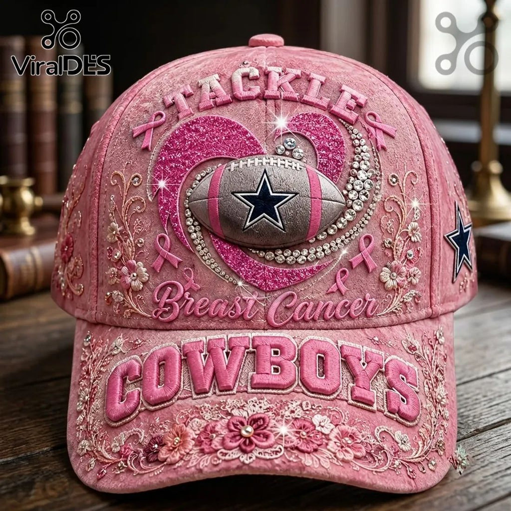 Dallas Cowboys Breast Cancer Awareness Pink Cap