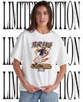 MLB Brice Turang 7 Milwaukee Brewers Baseball flame swing graphic tee