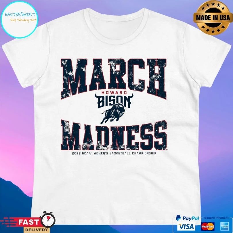 Howard Bison Wbb March Madness 2026 Ncaa Women’s Basketball Championship T-shirts