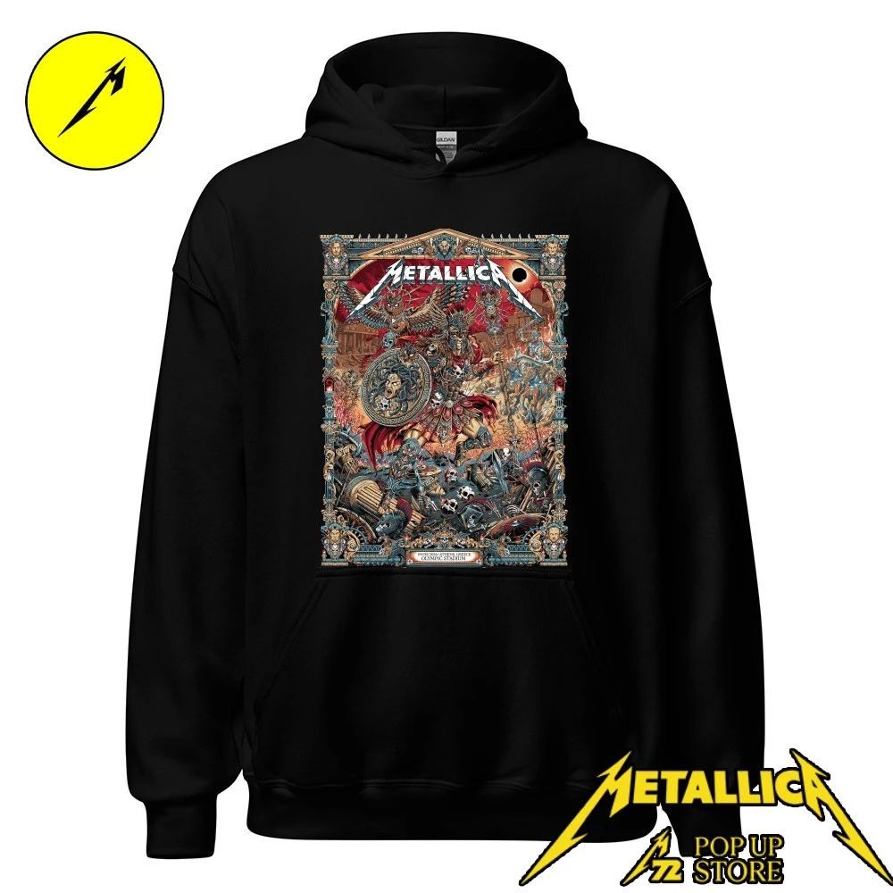Metallica M72 Athens 2026 Pop-up Shop T-Shirt at Olympic Stadium, Greece European Tour on May 9, 2026 Shirt