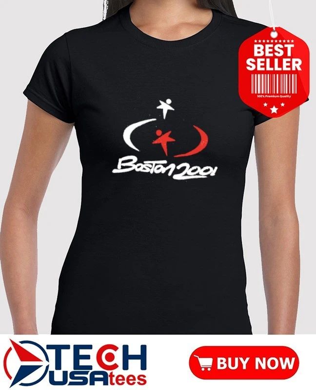 Boston 2001 logo shirt