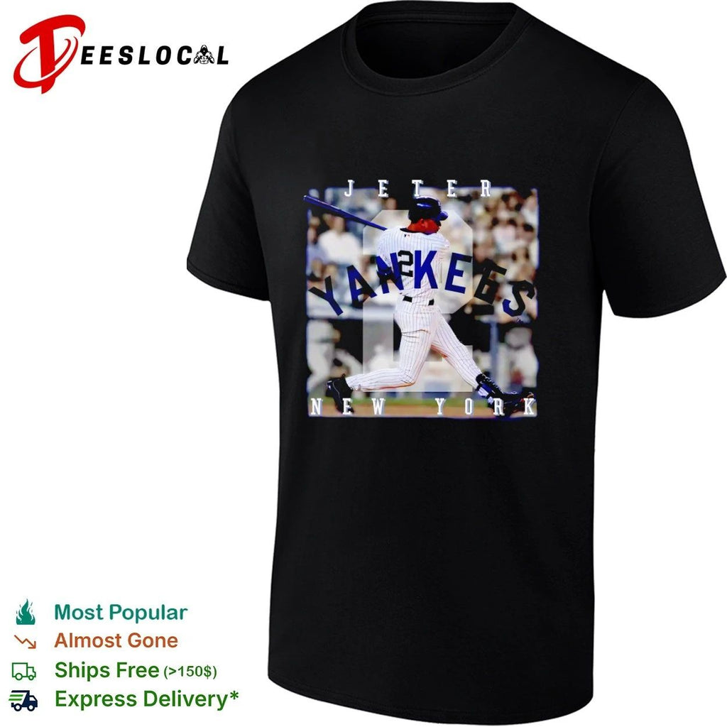 Derek Jeter New York Yankees MLB Baseball T-shirt