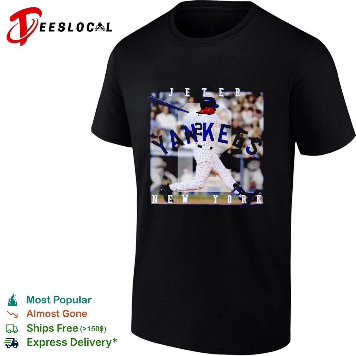 Derek Jeter New York Yankees MLB Baseball T-shirt
