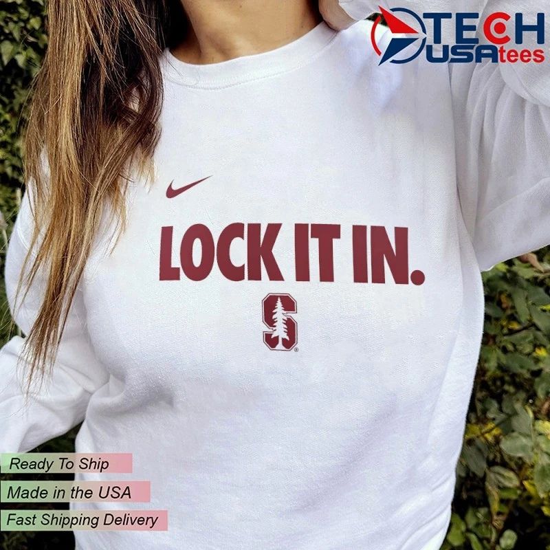 Lock it in Stanford Cardinal 2026 On-Court Bench shirt