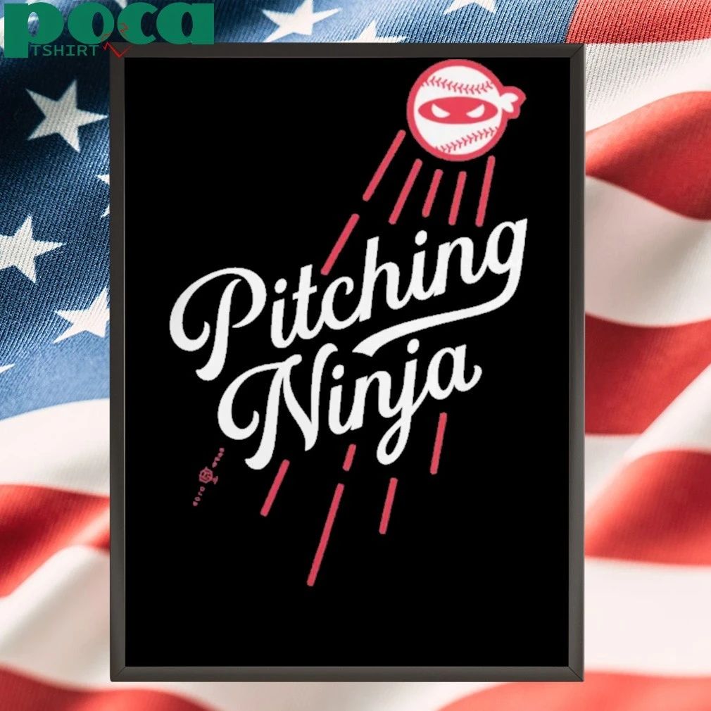 Pitching Ninja Los Angeles Baseball 2025 T-Shirt