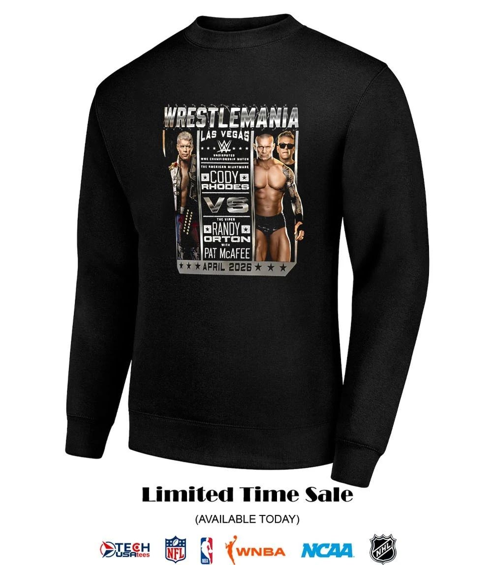WrestleMania 42 Cody Rhodes vs. Randy Orton 2026 shirt