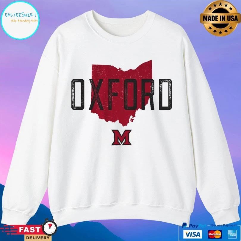 Miami Oh Redhawks Basketball Oxford Hometown T-shirts