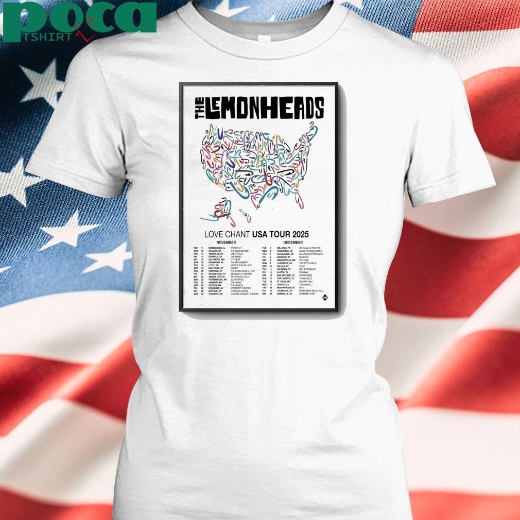 The Lemonheads Live Chant USA Tour 2025 Poster shirt