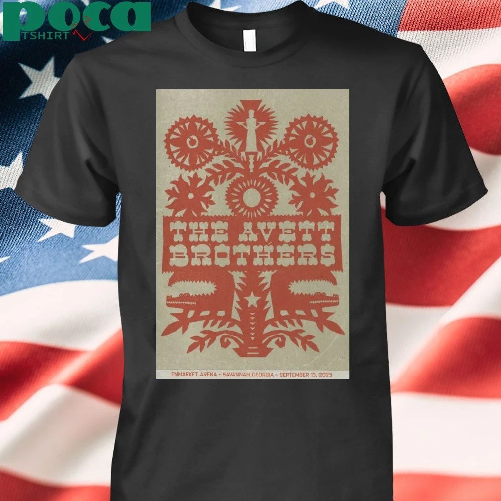 The Avett Brothers At Enmarket Arena On Sep 13 2025 Poster T-shirt