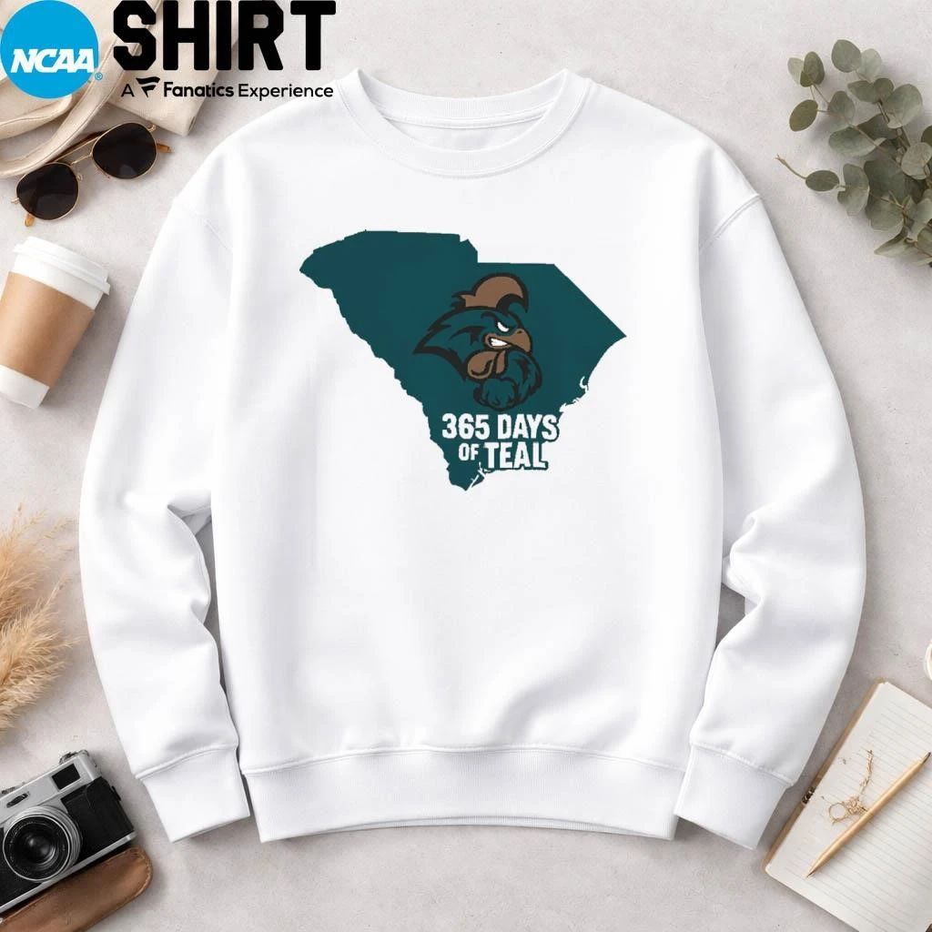 Coastal Carolina 365 Days Of Teal Shirt 365 Days Of Teal Shirt